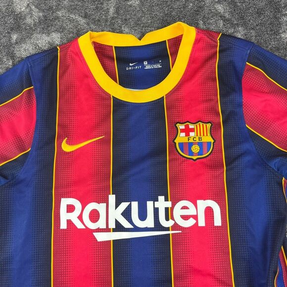 Nike Dri-Fit FC Barcelona Lionel Messi Jersey Short Sleeve Men's M *Flaw - Picture 2 of 15